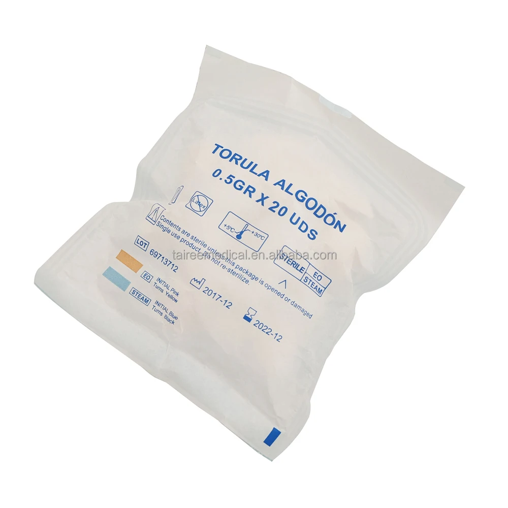 eco friendly medical disposable absorbent cotton wool balls