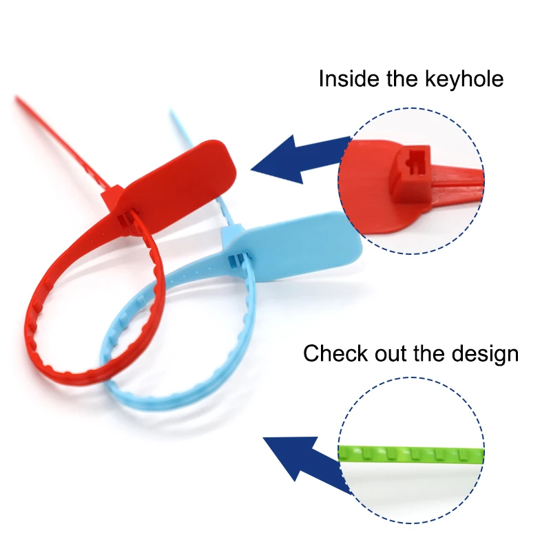 TX-PS208  Hot Sale Fire Extinguisher Plastic Safety Seal Lock Security