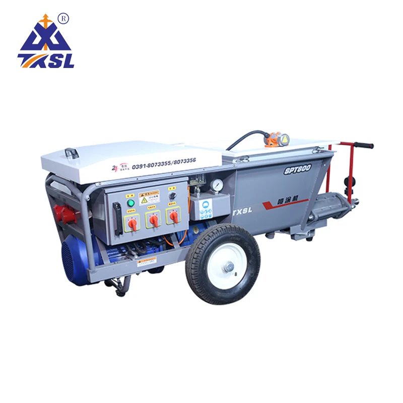 china top supplier cement mortar spray plastering machine