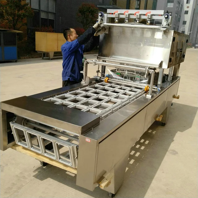 Automatic Tray Packer Plastic Food Container Sealing Machine