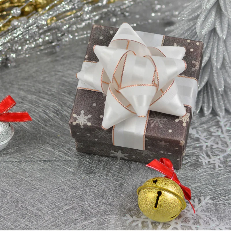 Luxury 9MM to 38MM Grosgrain Pink Rose Gold Edge Satin Ribbon