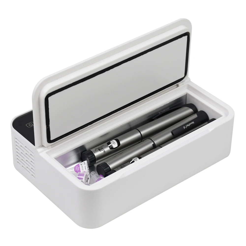 Hot sale Portable Insulin Travel Camping Case Cooler USB Mini Insulin Refrigerator Battery Insulin Cooler With LCD Display Alarm