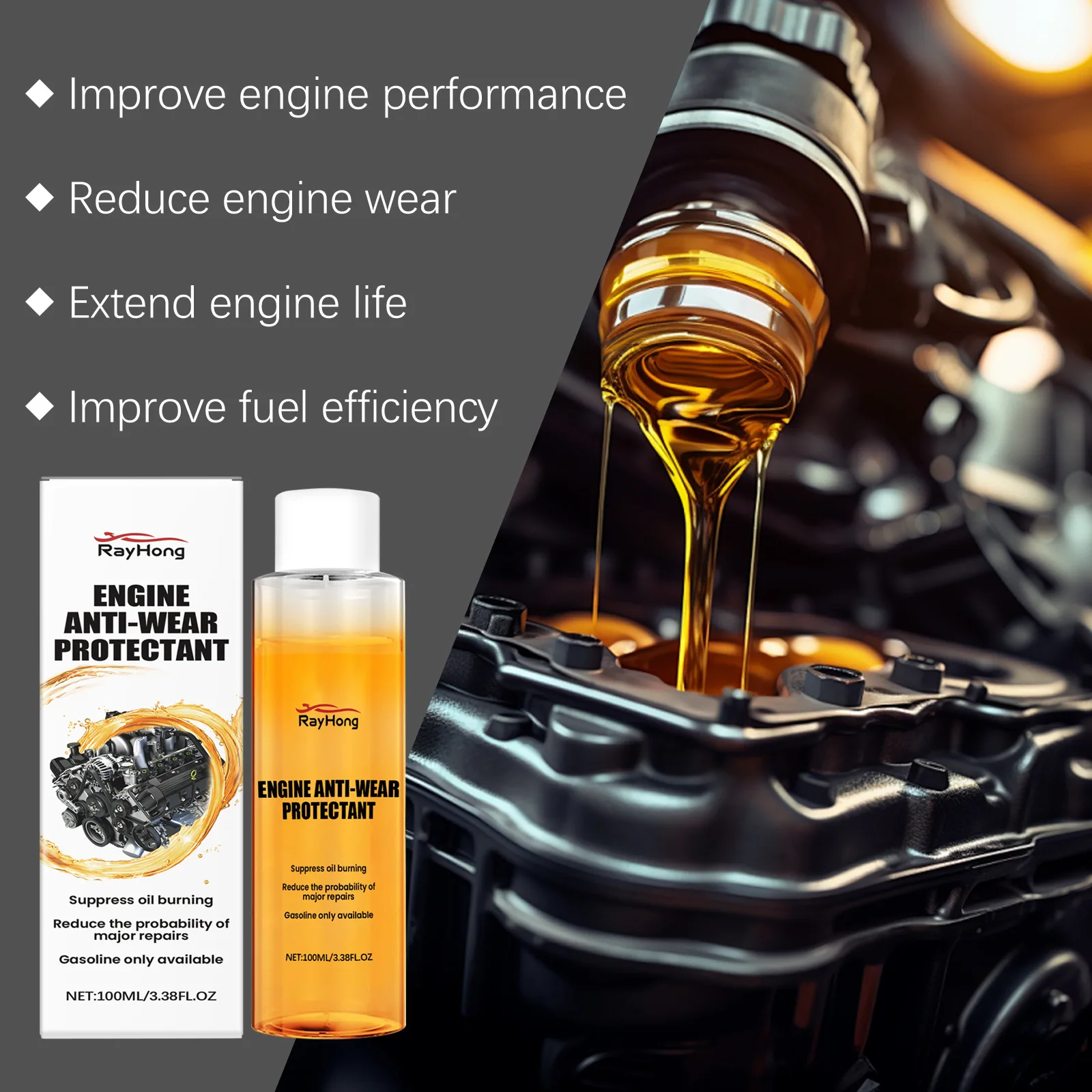 Wholesale Rayhong durable lubricant anti-oxidation noise reduction anti shake rust proof engine anti-wear protector