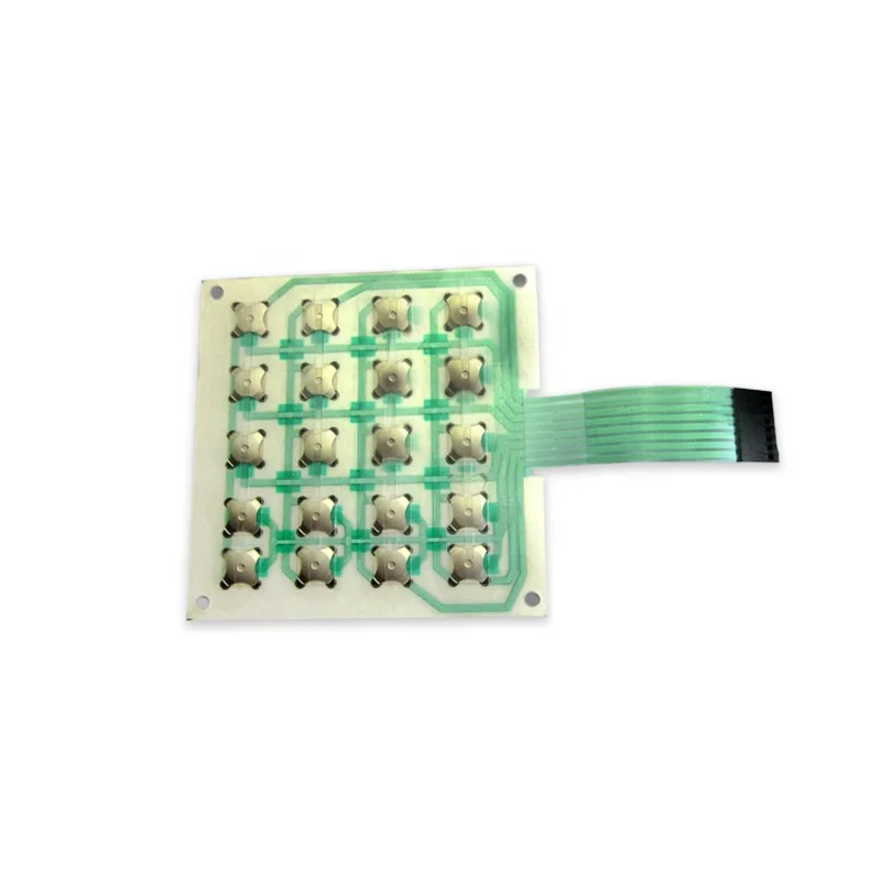 Hot sales Control Keypad Circuit Print Overlay Keyboard Membrane Switch with Metal dome