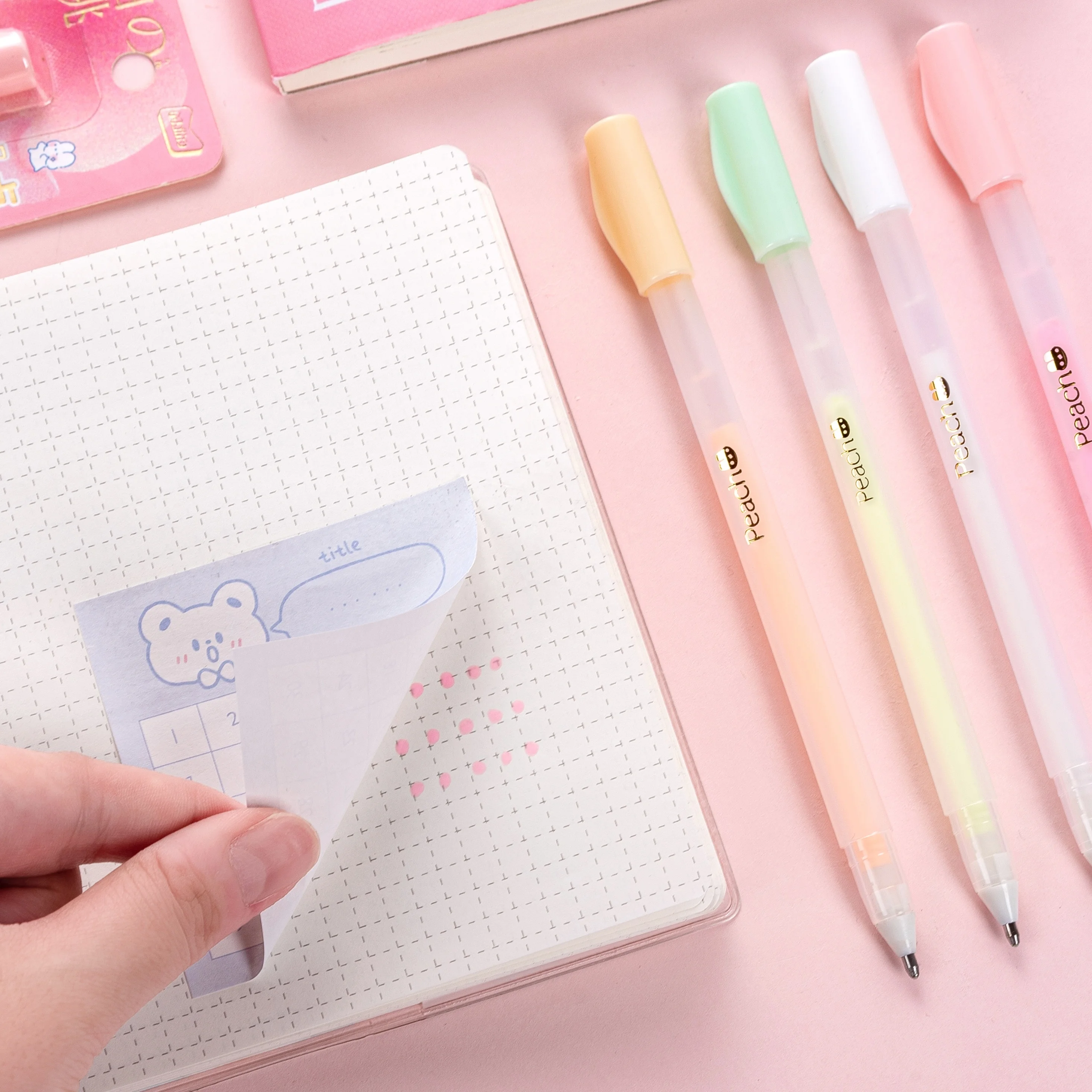 Maihe stationery colored themed Kawaii Glue Pens,Glue pen blister pack , DIY glue pen for kids crafts