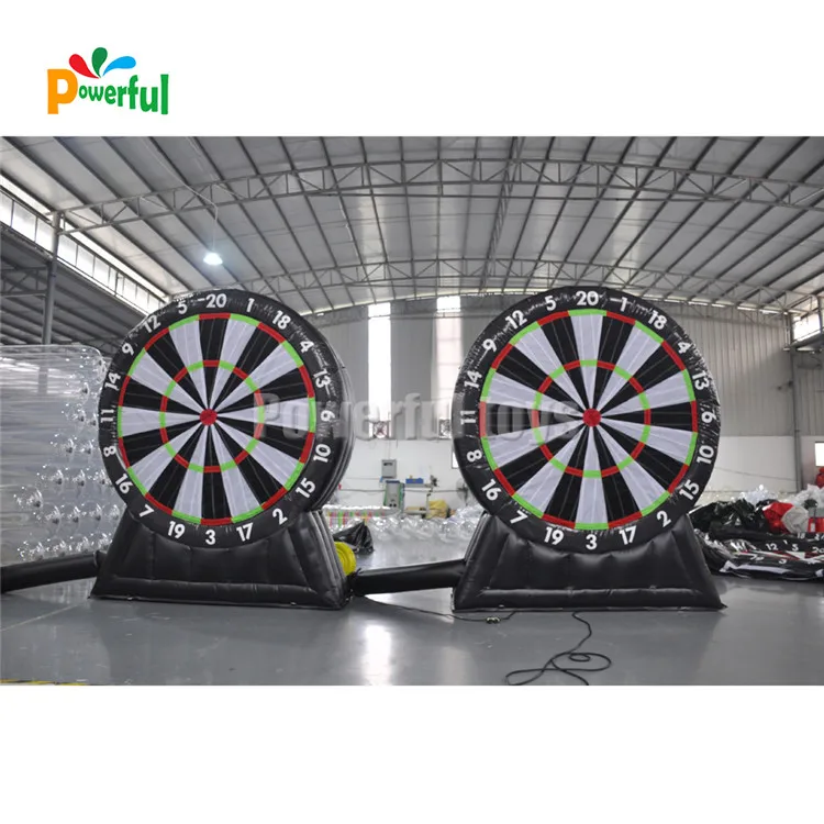 
Round outdoor football shooting sport inflatable soccer dart 