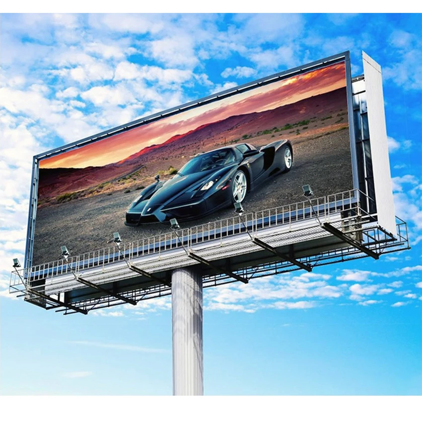 
Hot Sale Customized Size P3 P4 P5 P6 P8 P10 Outdoor Full Color Led Display Screen Big Advertising Billboard 