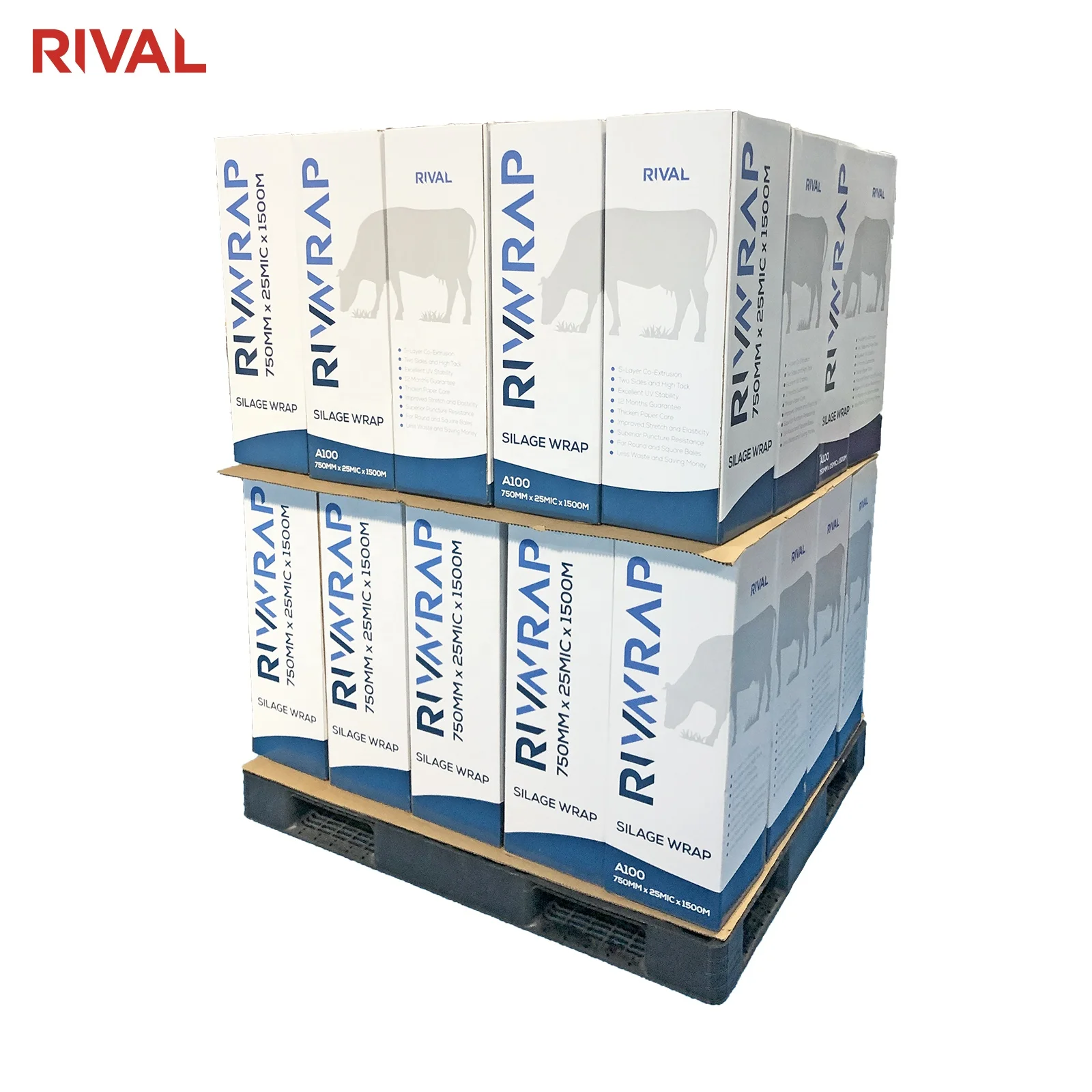 High Quality Silage PE Agriculture Grass Bale UV Protection Plastic Silage Stretch Wrap Film