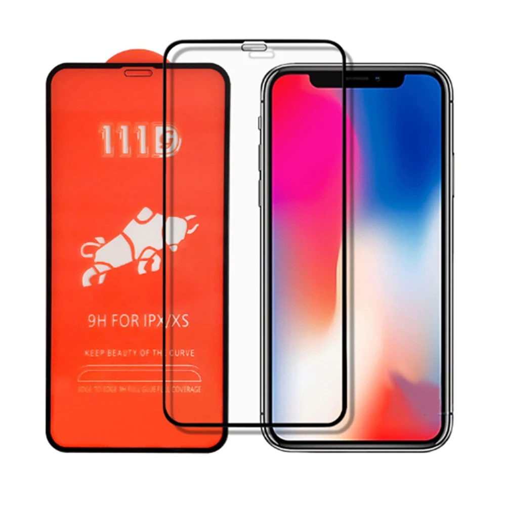  Защита экрана из закаленного стекла 111D HD для iphone 11 с защитой от