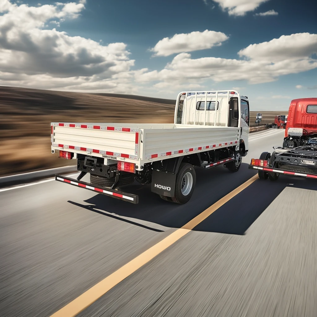 Sinotruk HOWO 6-колесный 4X2 с левым рулем дизельный фургон Легкие Грузовые автомобили
