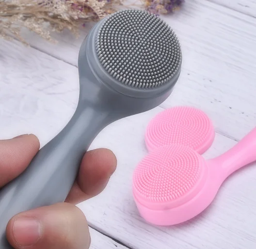 Rechargeable Cleansing Instrument Beauty Instrument Silicone Face Washing Brush