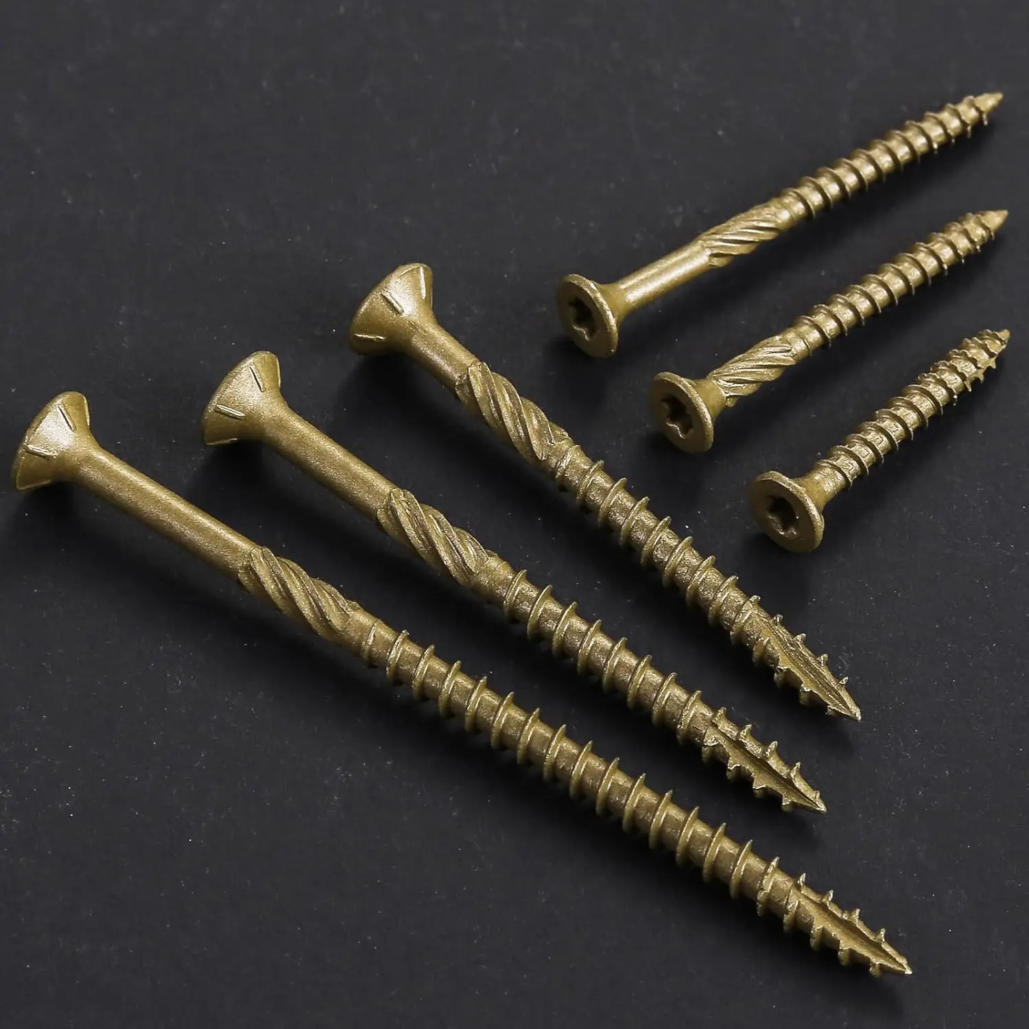 Limited Time Promotion Wafer Head Countersunk Head Yellow Zinc Torx Round Chipboard Construction Wood Screw With Knur Knurl