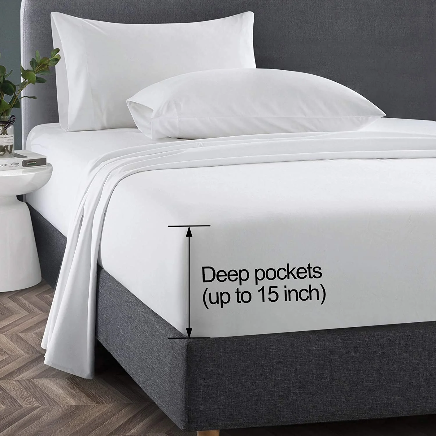 Sample Available Anti-wrinkle Simple Polyester Flat Bed Sheet Bedding Set For Hospital