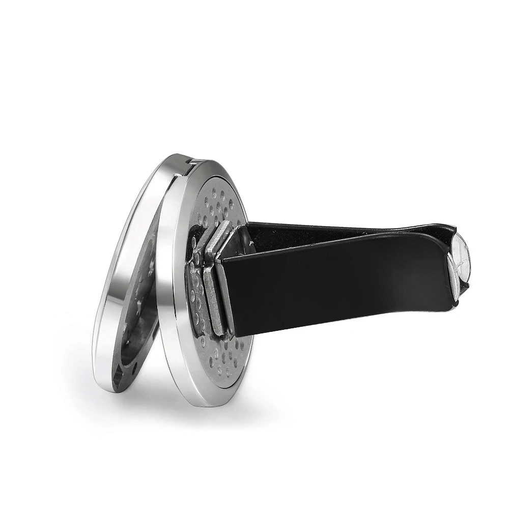 Stainless Steel Hollow Clown Car Air Conditioning Perfume Box Aroma Diffuser Box