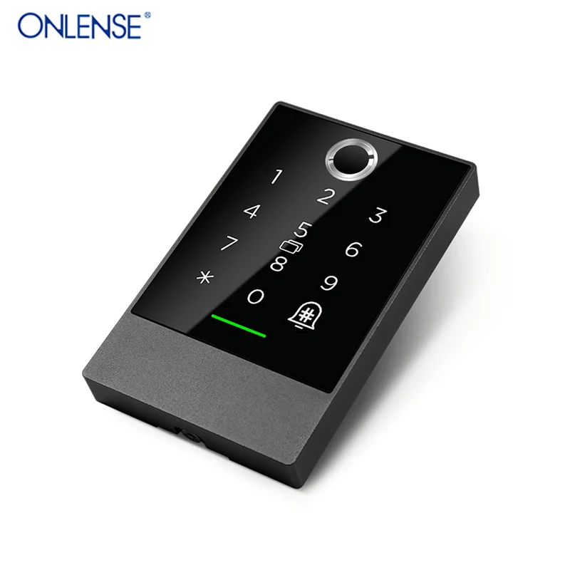 Fingerprint Door Access Control System Kit IP68 Waterproof Outdoor RFID Access Control Keypad + Electric Magnetic Strike Lock
