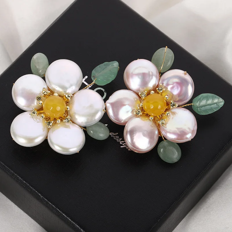XILIANGFEIZI Japan Korea Natural Regeneration Baroque Pearl Fashion Elegant Handmade Brooch Wholesale