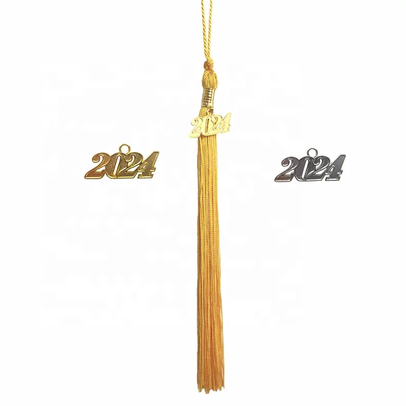 Королевский синий цвет выпускное платье Кепка с кисточками 2024 2024 выпускные кисточки