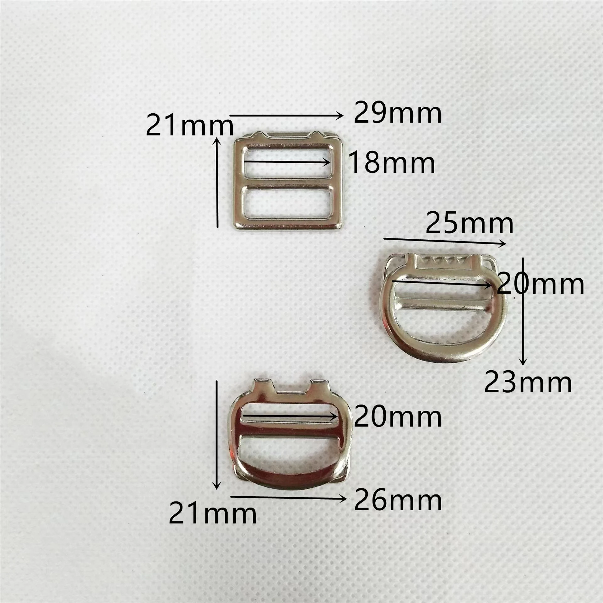 New Listing Wholesale Double D Ring Belt Buckles Fashionable D Ring Canvas Belt Buckle Canvas Belt With D Ring Buckle