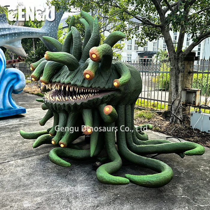 Real Size Tree Monster With Lights Customized Plant Monster Animatronics For Garden Forest