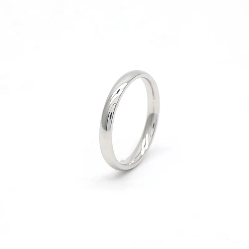 DiFeiYa 925 Sterling Silver fine jewelry Ring Simple Wedding Ring Plain silver ring men women