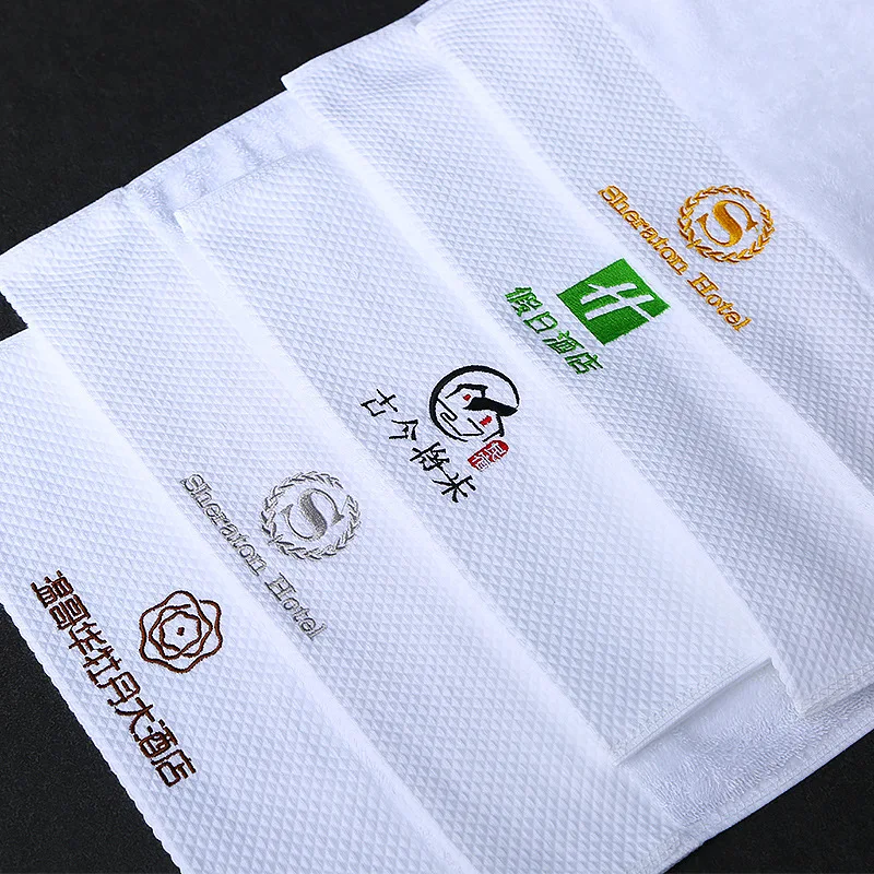 Custom 100% Cotton Bath Towel Set Luxurious Floral Embroidered Cotton Jacquard Design Soft And Highly Absorbent For Shower