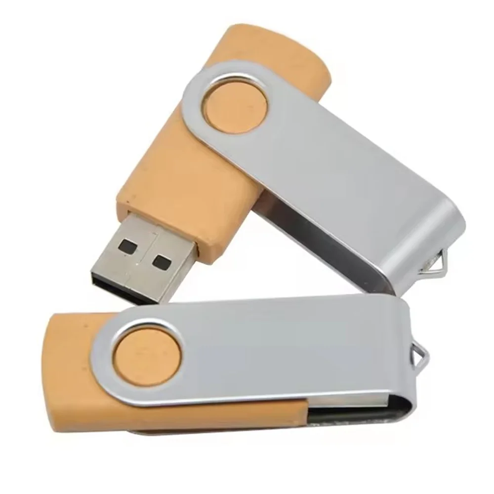 Brand New Usb Flash Drive 64Gb Metal Steel Swivel 8Gb 32Gb Memory Usb Stick High Speeds Rotating Best Business Gifts U Disk