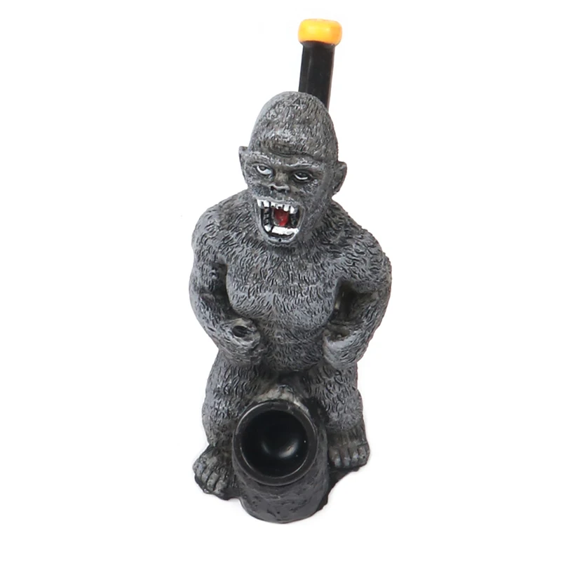 New hot selling creative character modeling resin smoking pipe weed resin pipe