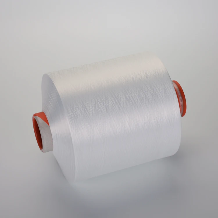 
150/48/1 NIM semi dull raw white polyester yarn for manufacturing sofa covers. 