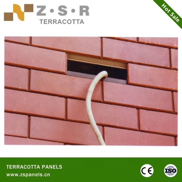 
exterior wall facade wall brick slip with dry hanging system 