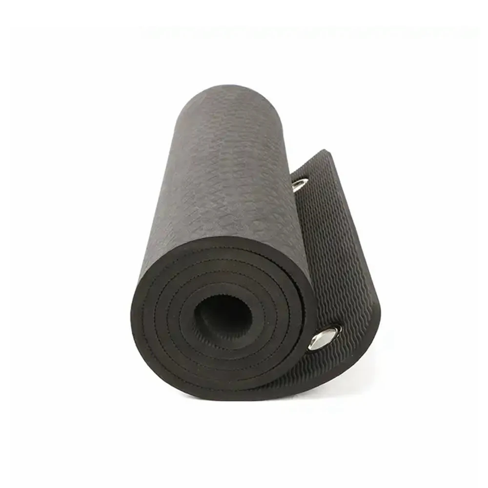High Quality Non-slip Eco-friendly Yoga Mat Home Exercise TPE Yoga Mat with Wall Hanging Hole