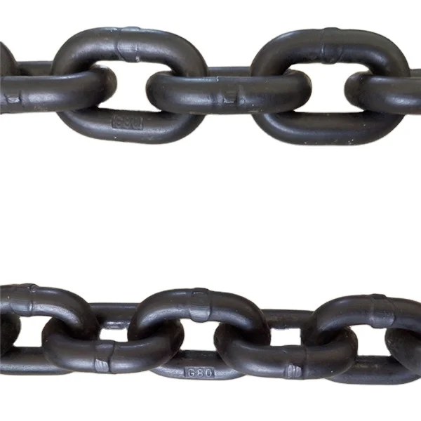 Linyi Wells black grade 80 lifting link chain G30 G43 G80 chain (1600189285841)