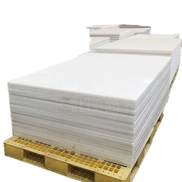 Customized high density polyethylene competitive price anti-wear environmental protection plate white sheet uhmwpe sheet