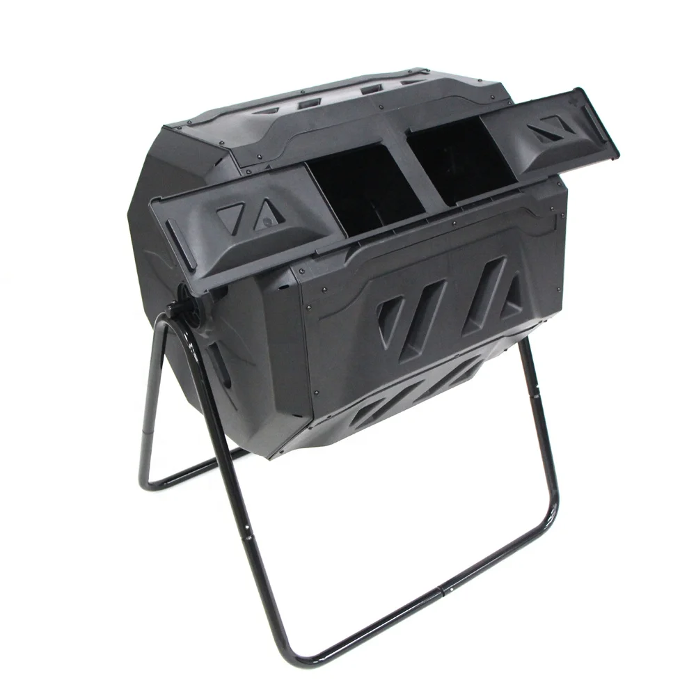 Eco friendly 160L garden outdoor compost bin tumbler for farmhouse food waste recycling