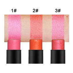 Make Your Own Logo Face Makeup Blush Stick Cruelty Free Private Label 3 Colors Blusher Stick