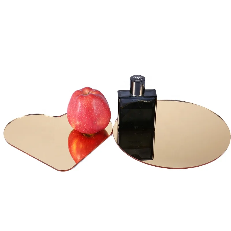 Self Adhesive Plastic Wall Stickers Mirror for Bathroom African Wall Mirror Round Mirrors Decor Wall Living Room