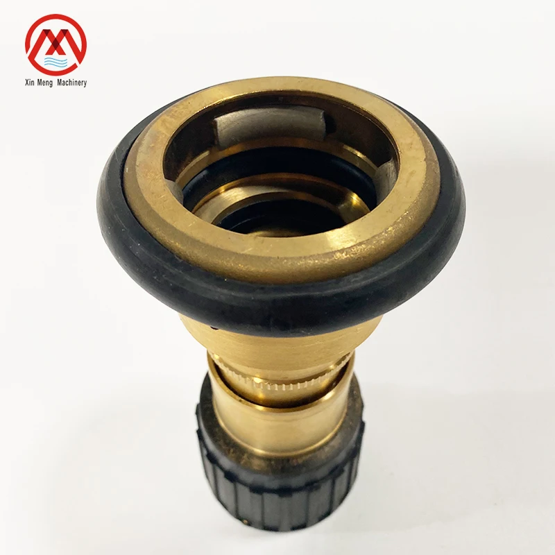 IMPA 330837 High Quality Brass Material Quickly Install Spray Nozzle Head Jet Marine Fire Hose Nozzle