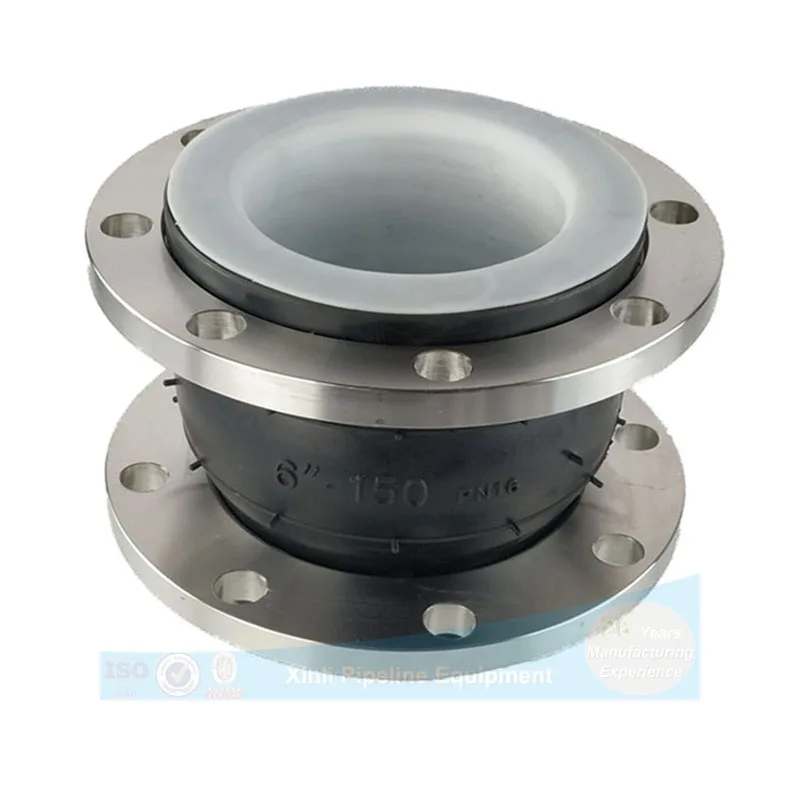 EPDM Flexible Rubber Compensator Flexible Rubber Connection Corrosion Resistant PTFE Stainless Steel Rubber Flexible Joints