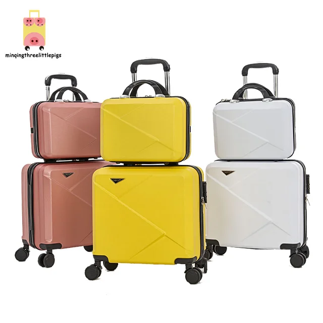 Mother and child wholesale 14 18 Hardcase Travel Trolley Luggage Sets foldable luxury suitcase