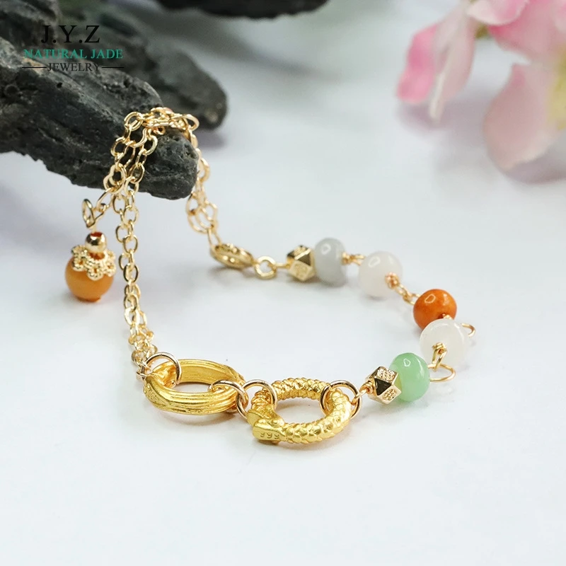 Natural Emerald Bracelet Dragon And Phoenix Double Ring SANCAI Abacus Beads Bracelet Factory Wholesale Delivery FC3032306