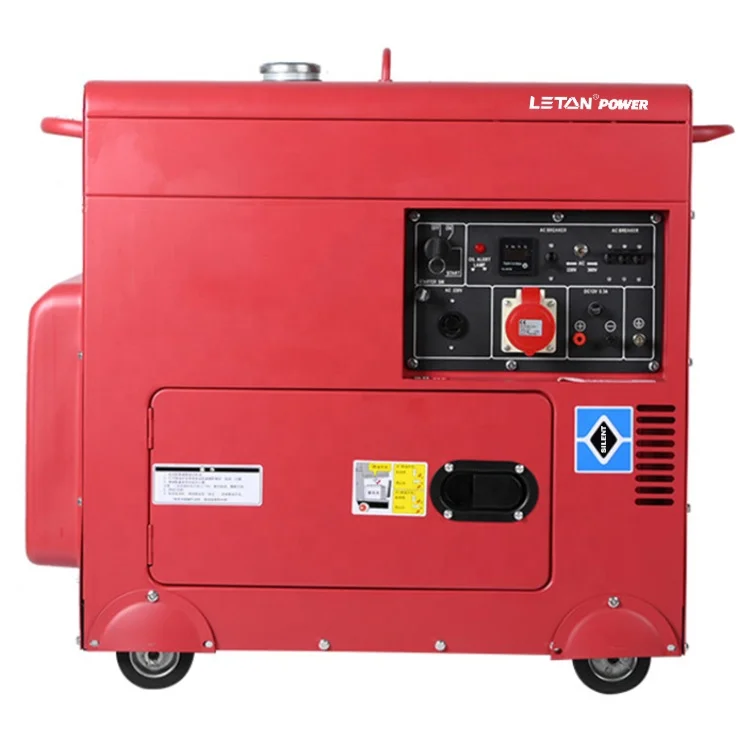 Remote Control 10000 Watt Water Cooling 10kW 3Phase Super Silent Diesel Generator with ATS