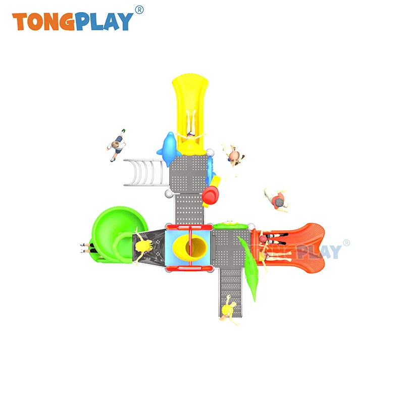 Outdoor Playground Amusement Park Slide Aqua Play Water Park Water Slide For Children Water Playground