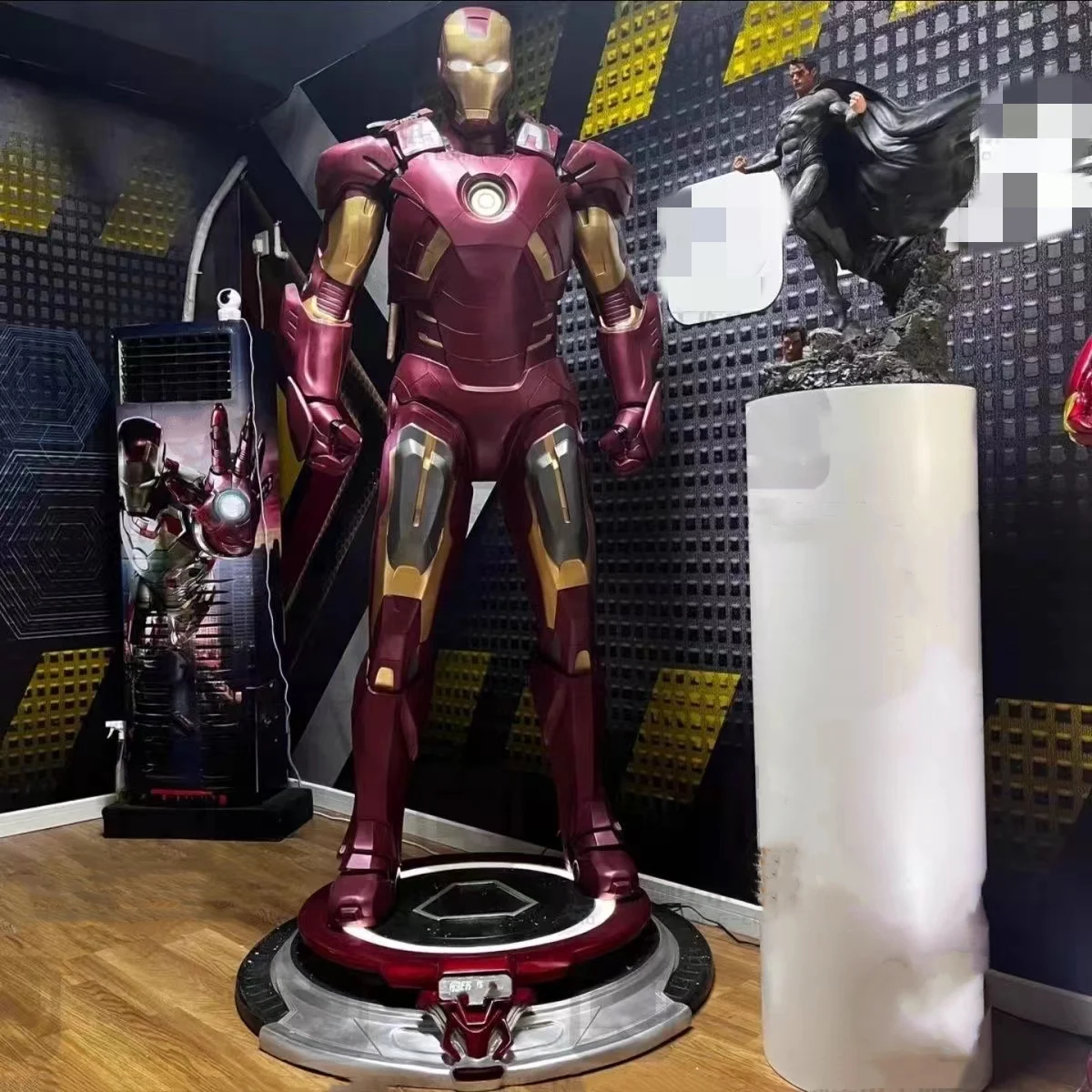 Оптовая Продажа с фабрики Marvel модели Железного человека фигурки статуэтки из смолы поделки коллекционные игрушки стекловолокна