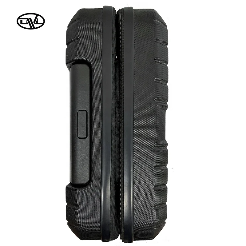 New design space freight-saving black color foldable detachable collapsible trolley luggage suitcase folding travel bag