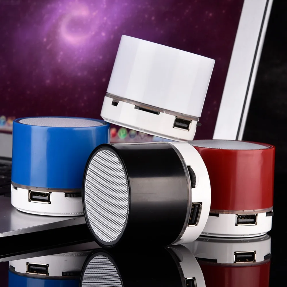 S10 Stereo  Speaker Outdoor Portable Woofer Support U Disk TF Card Mobile Phone Music Mini Wireless Loudspeaker