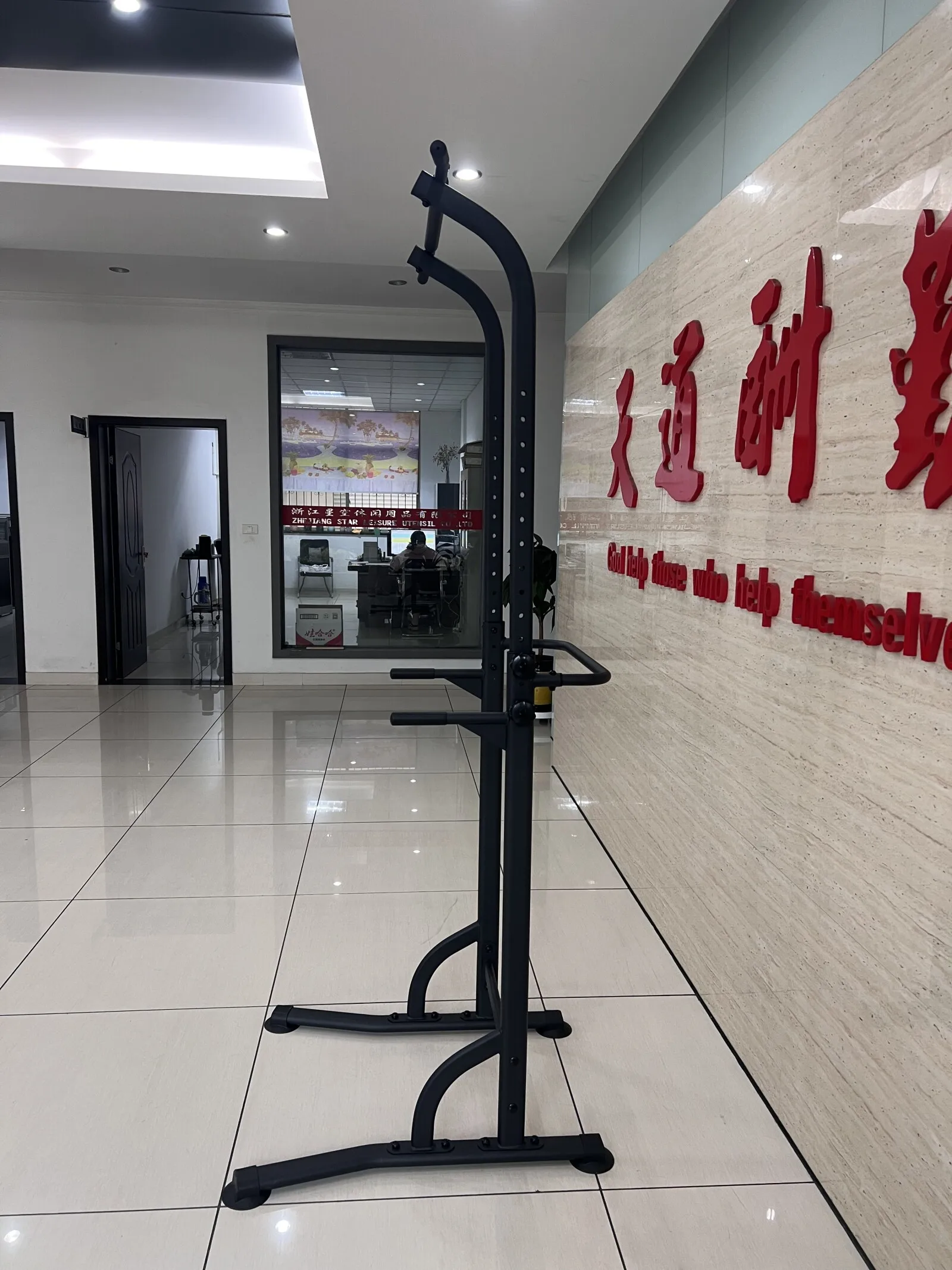 Home Gym Equipment Pull up Bar Power Tower Strength Training Body Building Workout Rack Station Dips Push up Stand Bar XK-064