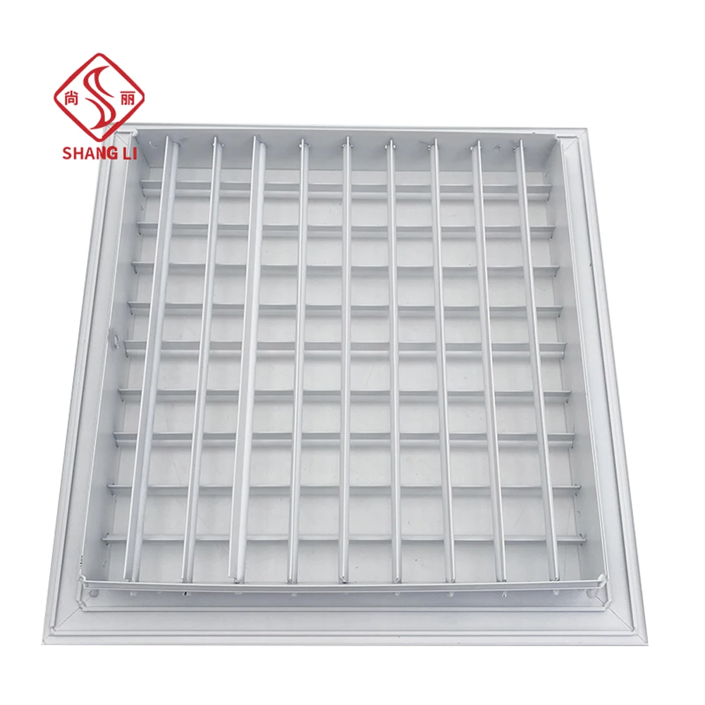 Adjustable Ventilation Aluminium Air Conditioning System Air Outlet Fixed Louver