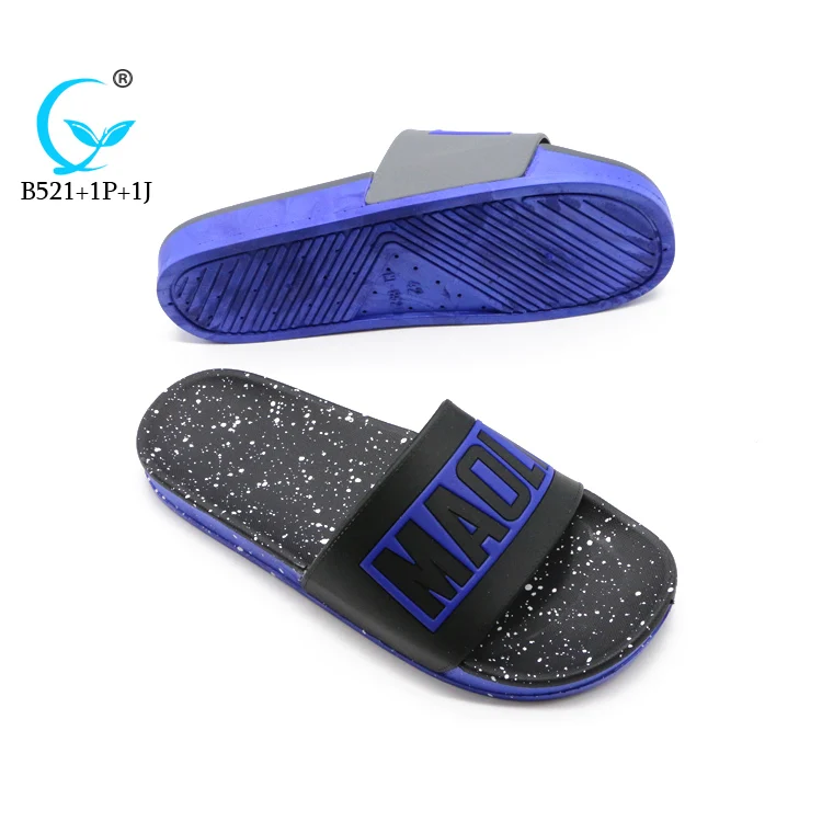 Footwear Sandal PVC,Custom Logo Slippers Men Plain Blank Slide Sandal,Slide slipper with white dotted