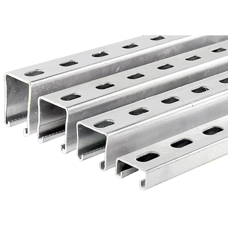 strut channel galvanized  sales competitive price c type strut channel galvanized 20 x 10 slotted u strut channel