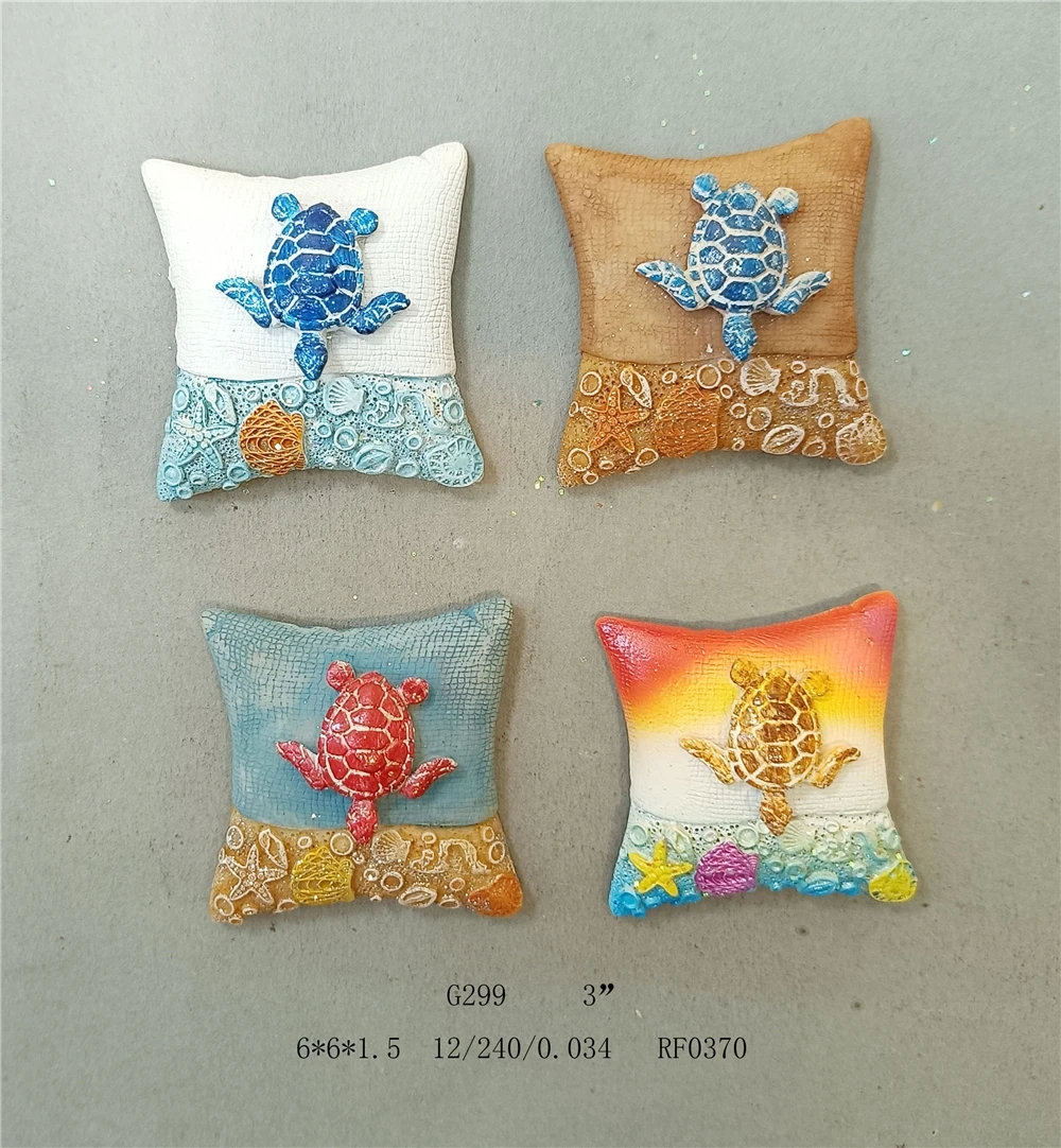 Customized Home Decoration 3D Polyresin Fridge Magnets
