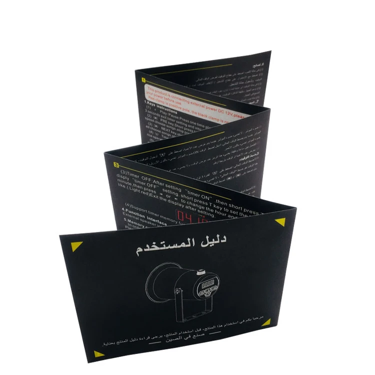 Promotion cheap price color business and greeting card printing flyers folded leaflet brochure